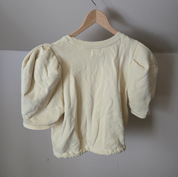 Nation LTD Olivia Sweatshirt in Cornsilk Coloring - ALTERED - Picture 5 of 7